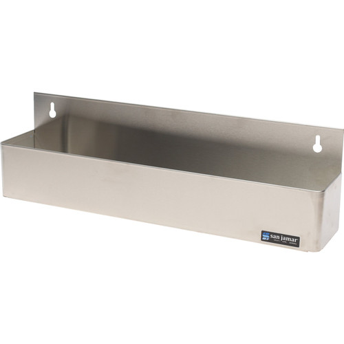 San Jamar B5522 21.25" W Stainless Steel Single Keyhole Mount Speed Rail