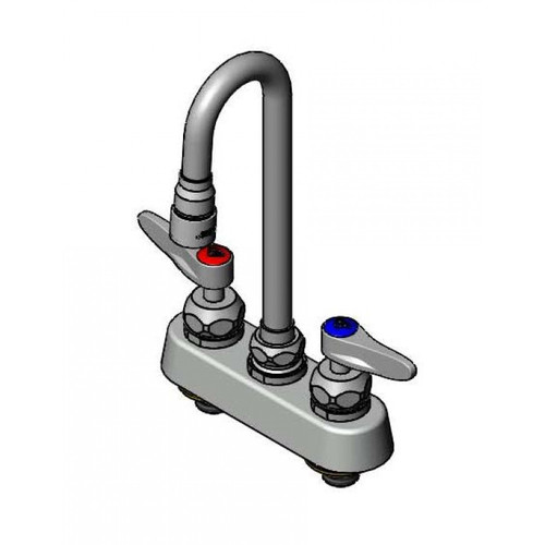 T&S Brass B-1110-132XF1CR Faucet Workboard swivel deck mount 10-1/8"