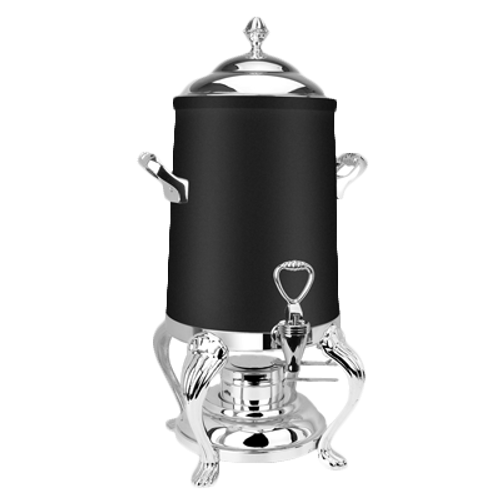 Eastern Tabletop 3205QAMB 5 Gal. Black Finish Stainless Steel Queen-Anne Coffee Urn