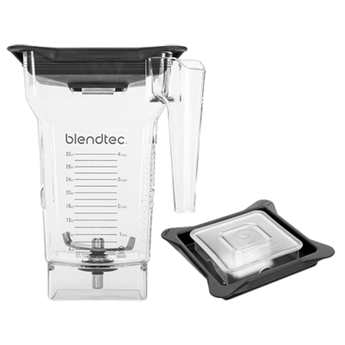 Blendtec 40-710-01 FourSide™ 75 Oz. Copolyester Jar Clear Black Lid - Pack of 2