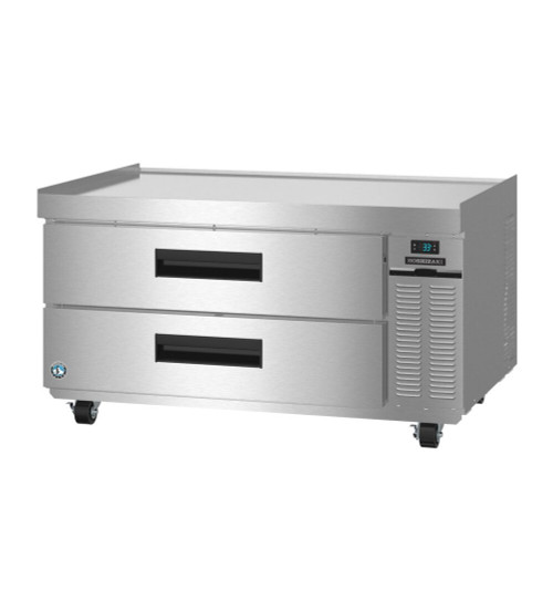 Hoshizaki CR49B Steelheart 49" W All Stainless Steel 1-Section with 2 Drawers Refrigerated Equipment Stand - 115 Volts