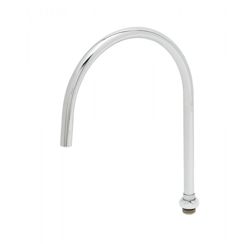 T&S Brass 135XP-F22 Nozzle swivel 11-3/16"H 8-11/16" spread gooseneck 2.2 GPM laminar flow disc