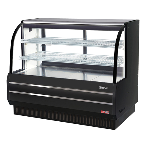 Turbo Air TCGB-60DR-W(B) 60.5" W Non-Refrigerated Bakery Case