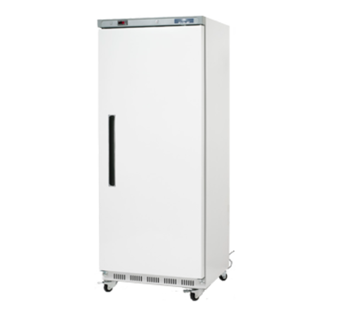 Arctic Air AWR25 30.75" W White Epoxy Coated One-Section Solid Door Reach-In Refrigerator