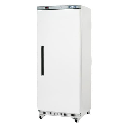 Arctic Air AWR25 30.75" W White Epoxy Coated One-Section Solid Door Reach-In Refrigerator
