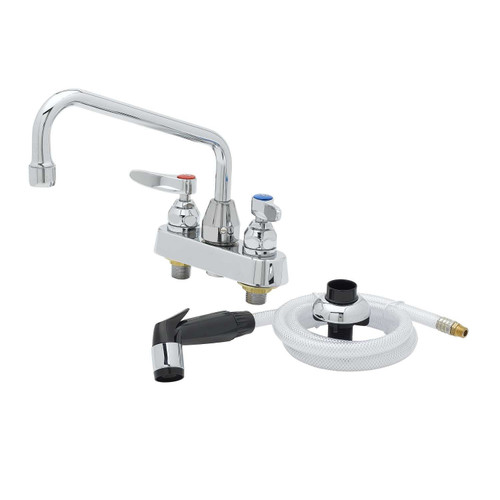 T&S Brass B-1171 Lavatory Faucet deck mounted faucet on 4"