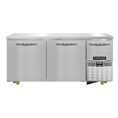 Continental Refrigerator FA68N-U 68.19"W Three-Section Undercounter Freezer Base