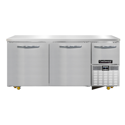 Continental Refrigerator CFA68-U 68.19"W Three-Section Undercounter Freezer Base
