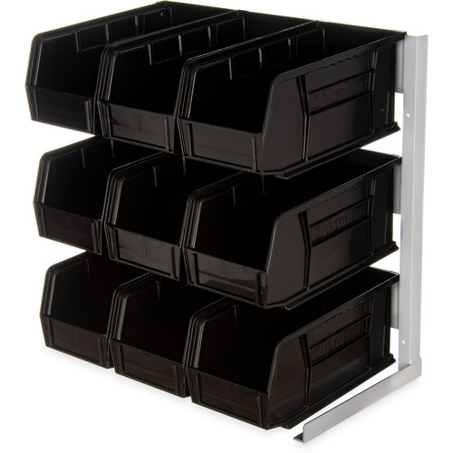 Carlisle 381109LG Condiment Packet Rack Aluminum Frame Black