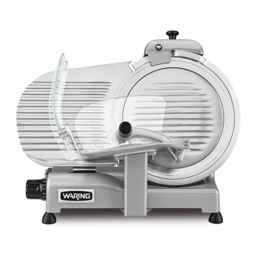 Waring WCS300SV Commercial Heavy Duty Food Slicer with 12" Blade - 1 HP, 120V