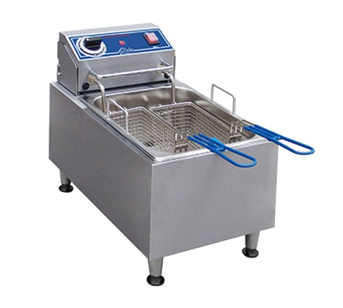 Globe PF10E-E 10 lbs Electric Countertop Fryer - 120 Volts