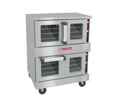 Southbend TVGS/22SC TruVection Natural Gas Double-Deck Convection Oven - 104,000 BTU/Deck