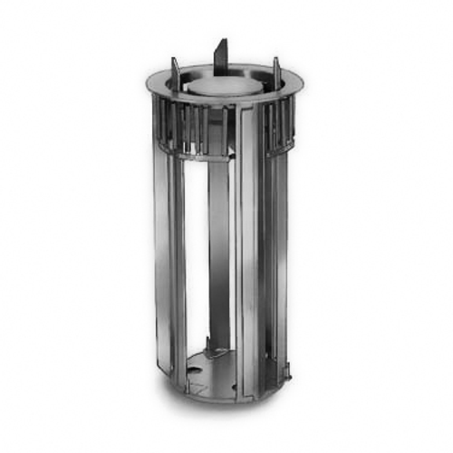 Lakeside 194225 Adjust-a-Fit 13.25" Dia. Round Stainless Steel 1-Tube Heated Open Dish Dispenser