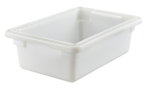 Cambro 12186P148 2 Gal. 18" W x 12" D x 6" H Natural White Polyethylene Food Storage Container