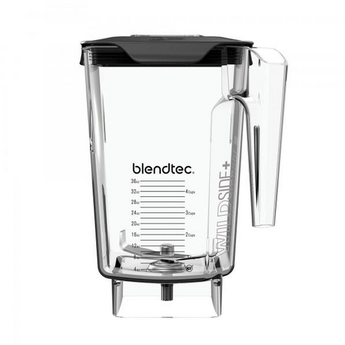 Blendtec 40-630-60 WildSide 90 Oz. Copolyester Jar - Clear Black Lid