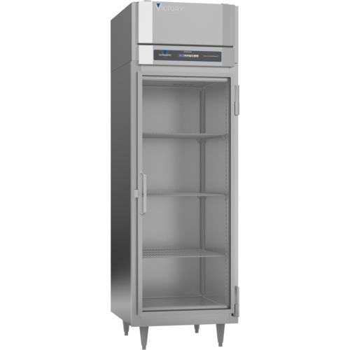 Victory RSA-1D-S1-GD UltraSpec Series Refrigerator Featuring Secure-Temp Technology Reach-In One-Section Self-Contained Refrigeration 21.5 cu. ft.