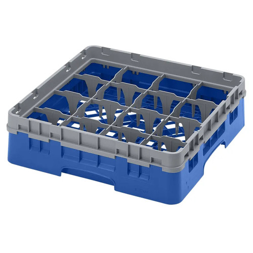 Cambro 16S318168 Camrack Glass Rack With Soft Gray Extender - 5 Cases