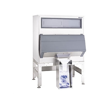 Follett LLC DEV1300SG-48-BG Ice-DevIce 1320 Lbs. Stainless Steel Ice Bin with Bagger Kit and Front Chute