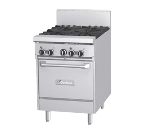 Garland GF24-4L-LP 24" Liquid Propane GF Starfire Pro Series Restaurant Range - 26,000 BTU