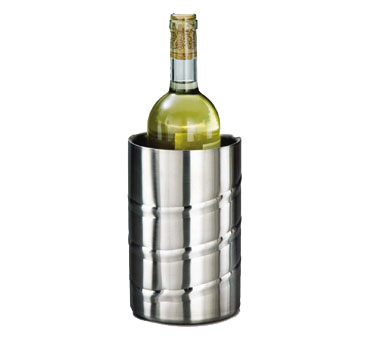 American Metalcraft SWSC 4.5" Dia. x 7.25" H Swirl Embossed Wine Chiller