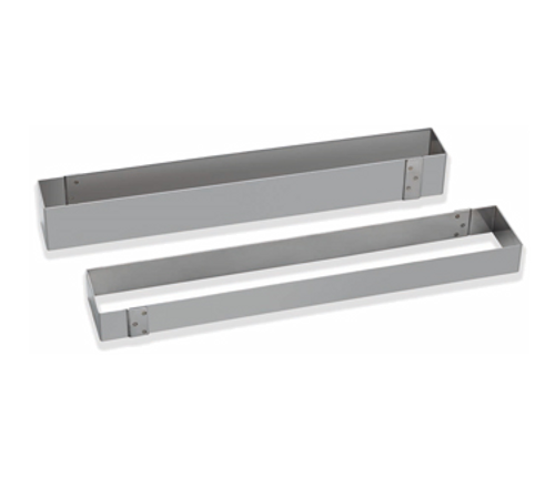 Matfer Bourgeat 371020 22"L x 2.75"W x 2.75"H Stainless Steel Rectangle Mousse Frame
