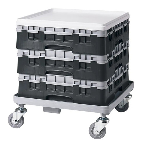 Cambro BR414110 Camrack Base Rack With Soft Gray Extender Full Size 19-3/4" x 19-3/4" 4-7/8" - 5 Cases
