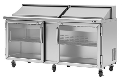 Turbo Air PST-72-G-N 72.63" W Two-Section Two Door PRO Series Sandwich/Salad Unit