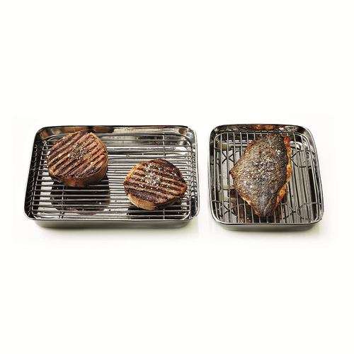 Matfer Bourgeat 714022 9.25" x 1.38" Stainless Steel Tray