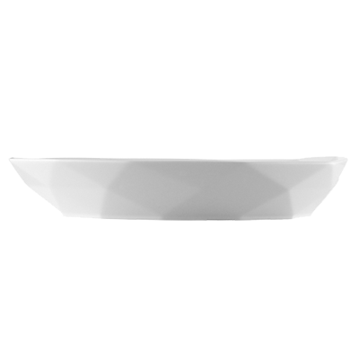CAC China ART-110 60 Oz. Bone White Porcelain Art Deco Pasta Bowl (1 Dozen)