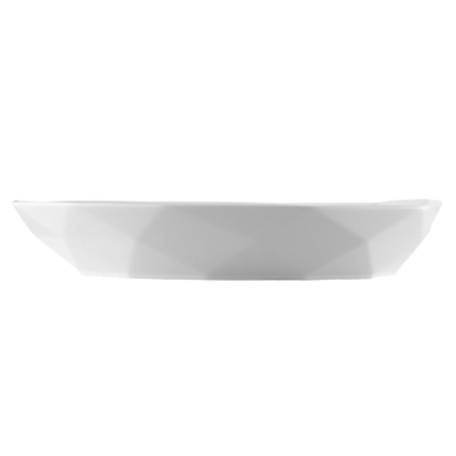 CAC China ART-110 60 Oz. Bone White Porcelain Art Deco Pasta Bowl (1 Dozen)