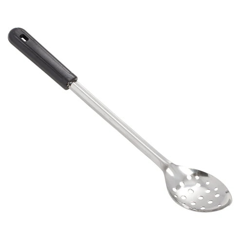 Winco BSPB-15 15" 1.2mm Thick Stainless Steel Basting Spoon