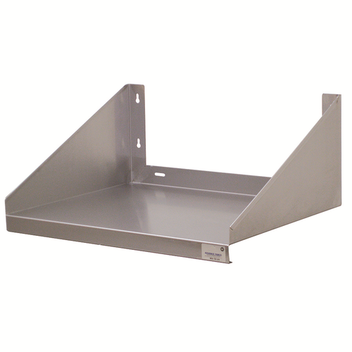 Advance Tabco MS-24-24-EC-X 24" W x 24" D Stainless Steel Wall-Mounted Special Value Microwave Shelf