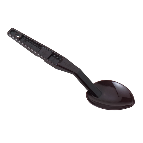 Cambro SPO11CW110 11" Black Polycarbonate Deli Spoon - 12/Case