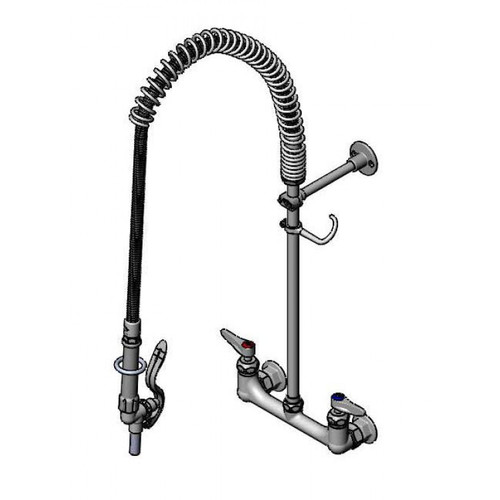T&S Brass B-0133-Cr-Bfk Easyinstall Pre-Rinse Filler Unit 8"