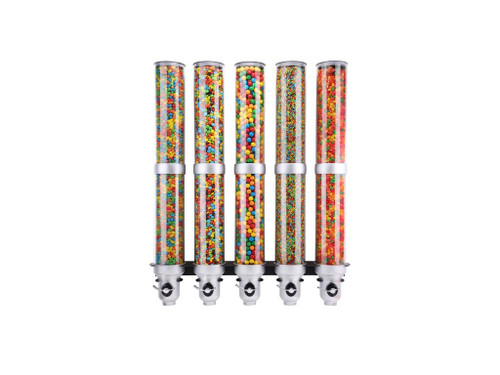 Cal-Mil 3618-5-39FF Cereal Dispenser (5) 9L Capacity Cylinders 31"