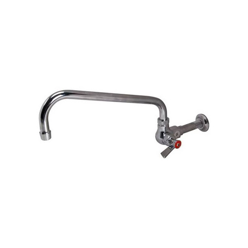 Fisher 9119 Chinese Range Faucet with Short Nipple and 12" Swing Spout