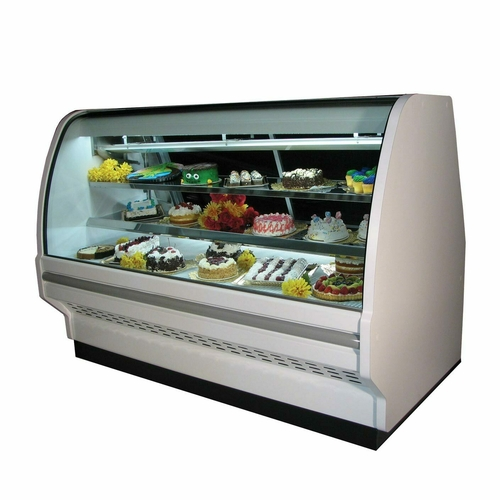 Howard McCray R-CBS40E-4C-S-LED 51.5" W Curved Glass Refrigerated Bakery Case