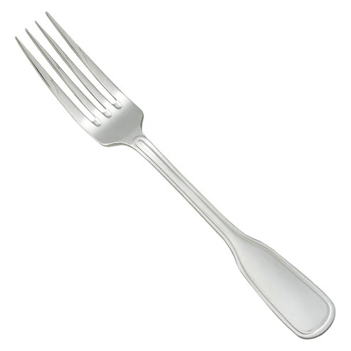 Winco 0033-11 8-1/8" Stainless Steel European Table Fork (Contains 1 Dozen)