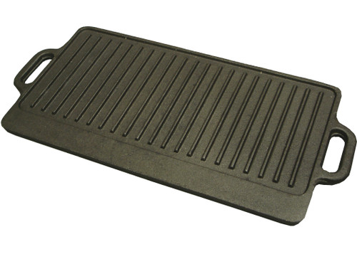 Winco IGD-2095 20" x 9 1/2" Cast Iron Rectangle Griddle