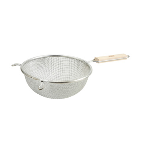 Winco MST-8D 8" Double Tinned Mesh Strainer