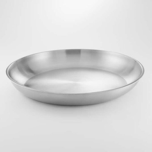 American Metalcraft SEA18 17.75" 200 Oz. Aluminum Round Seafood Tray