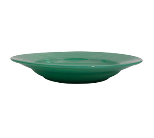 CAC China TG-120-G 12" Dia. 22 Oz. Green Porcelain Round Tango Pasta Bowl (1 Dozen)