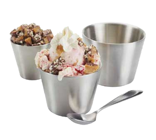 American Metalcraft DWSC7 3.38" 7 Oz. Stainless Steel Sauce Cup