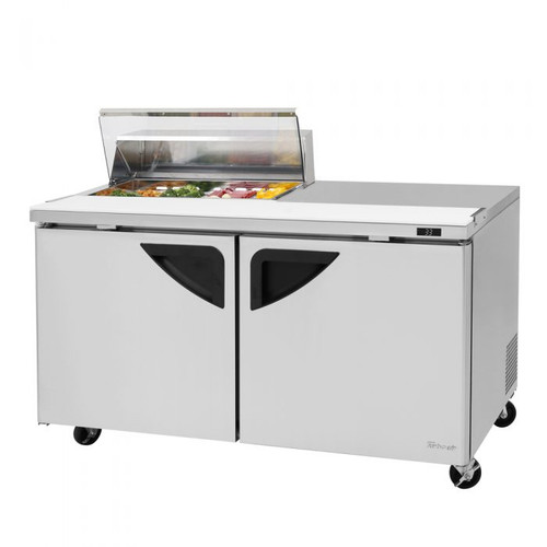 Turbo Air TST-60SD-08S-N-CL 60.38" W Two-Section Two Door Super Deluxe Sandwich/Salad Unit