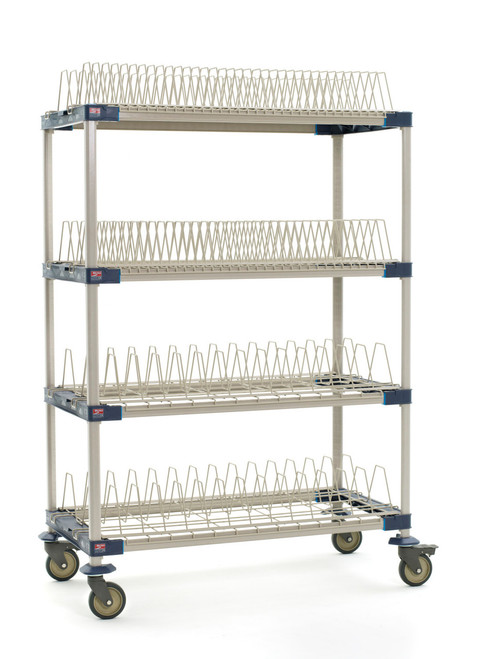 Metro MAX4-PR48VX4 Metromax 4 Mobile Drying Rack Unit 48"W 4-Tier