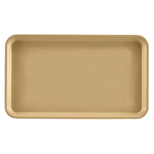 Cambro 915514 8.75" Gold Rectangle Camtray - 12/Case