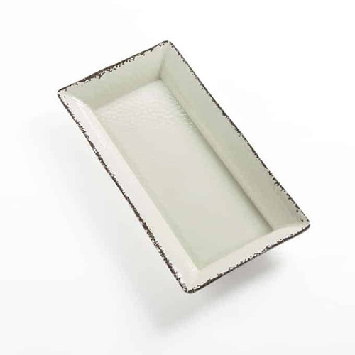 American Metalcraft AWMSQ117 228 Oz. Plastic White Square Serving Bowl