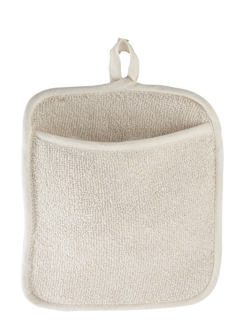 Winco PH-9W 9.5" W x 8.5" D White Terrycloth Pot Holder (5 Dozen)