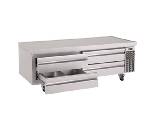 Infrico USA IUC-MSG72 72.63"W Four Drawer Refrigerated Equipment Stand