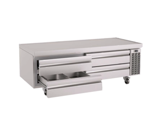 Infrico USA IUC-MSG72 72.63"W Four Drawer Refrigerated Equipment Stand